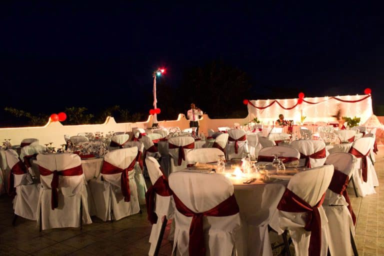 Rooftop Wedding Setup