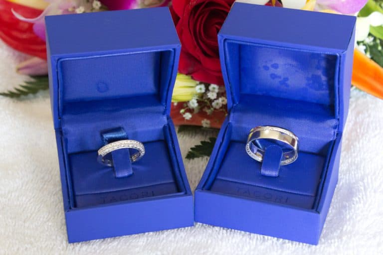 Wedding Rings in box