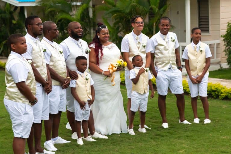 Group Wedding Pose