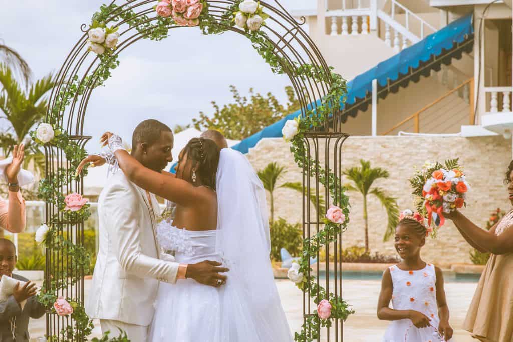 Poolside Wedding