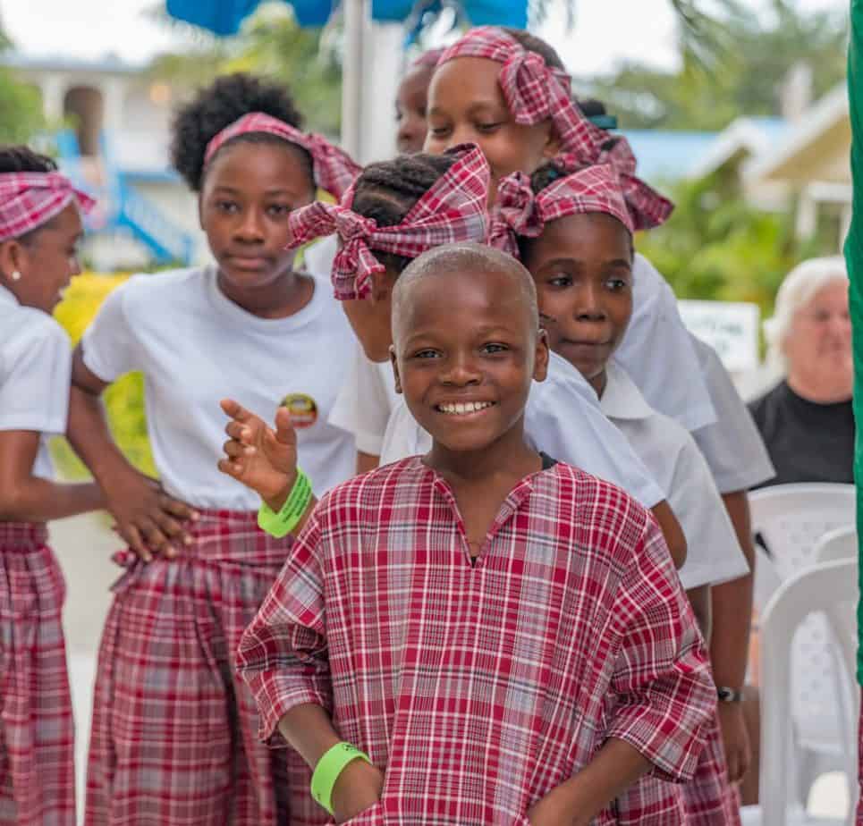 Jamaican Students Smiling